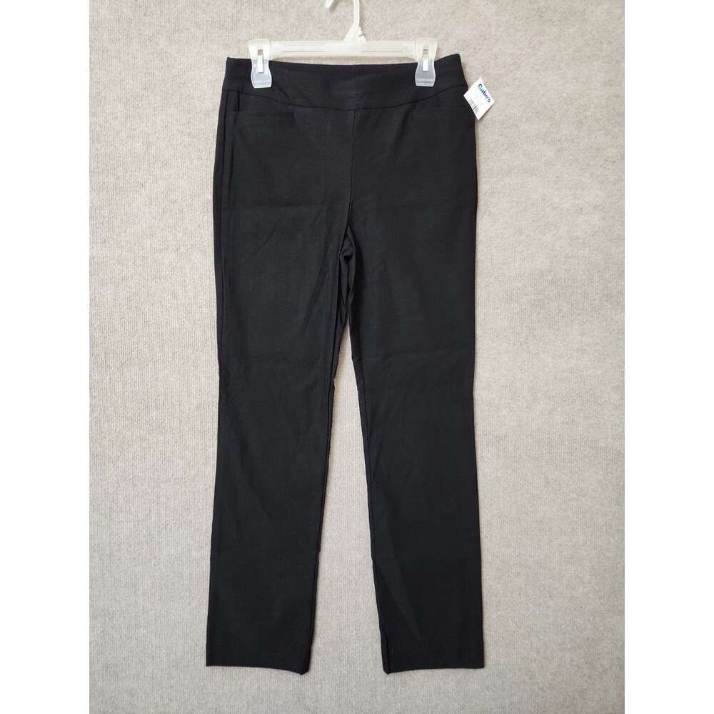 Chicos So Slimming 360 Brigitte Pants Womens 0 US 4 Black Pull On NWOT